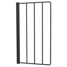 Ondee Zen - Pare-baignoire Veria - Paroi 80x140x0,5cm - Verre Trempé - Finitions Noir Mat