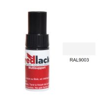 Redlack - Bote De Pintura Retoque Blanco Seguridad Ral 9003 Mate Multisoporte