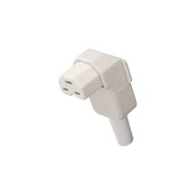 Kalthoff 156206 Connettore Di Alimentazione Presa Angolata Tot Poli: 2 + Pe 16 A Bianco 1 Pz.