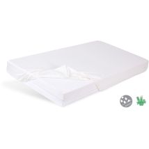 Babymatex - Drap Imperméable, Coussin Bamboo 60x120x10 Blanc