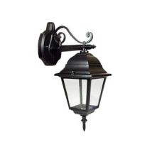 Lanterne Avec Bras Supérieur Travaillé Modèle New York - 60w Ip44 Mm.192x370h. Couleur Noire