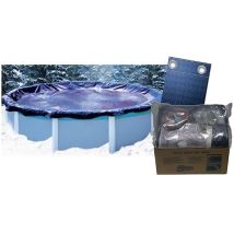 Garden Leisure - Ovale Winterabdeckung 3,65 X 7,31 M Für Oberirdische Schwimmbäder - Swimline - 0330011 5