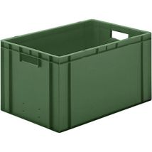 Caja de transporte 600x400x320 mm – Polipropileno – Ideal para almacenamiento y transporte de alimentos