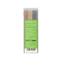 Recambio de minas para lápiz – 10 unidades – Rojo, Amarillo, Grafito – Resistente al agua