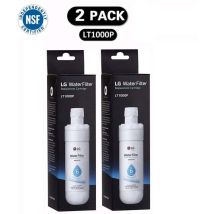 Lot De 2 Lt1000p À Eau De Rechange Pour Réfrigérateur 6 Mois/200 Gallons, Blanc.