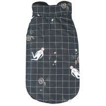 Manteau imperméable pour chien – Space and Aliens – Noir – Tailles XXS à XXL – RECORD