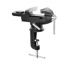 Étau De Table Mâchoires De 70 Mm, Petite Pince Tête Pivotant 360°multi Angle Avec Enclume, Etau À Ventouse Avec Base Outil Embarqué Bricolage Portable