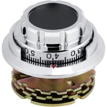 Lucchetto A Disco Con Combinazione In Metallo, Resistente, Antifurto, Per Cassaforte, Gioielli, Armadietto, Diametro 6,6 Cm, Cromato