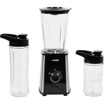 Lund Smoothie-Mixer 300W – 2 Geschwindigkeiten – 1l Tritan-Flasche – BPA-frei – Edelstahl – rutschfeste Füße