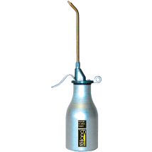 Reilang Öler Aluminium 300ml – Doppelpumpe – Ganzmetallkonstruktion – Pflegezubehör für Gartenmaschinen