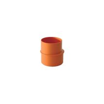 Aumenti in PVC Rosso – 82 cm Diametro x 50 cm Altezza – Tubo di evacuazione PVC