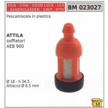 Pescamiscela In Plastica Attila Aeb 900 Soffiatore Ø18mm Altezza 34,5 Mm 023027