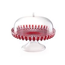 Soporte para pasteles Guzzini Dolce Vita – 31 cm – Color rojo