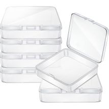 Transparente Aufbewahrungsbox Aus Kunststoff Zum Sammeln Verschiedener Kleiner Gegenstände, 6er-pack (8,5 X 6 X 2,5 Cm)