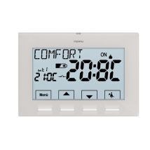 Termostato de Pared Next – Pantalla LCD retroiluminada – 4 botones – 3 V – Color Blanco