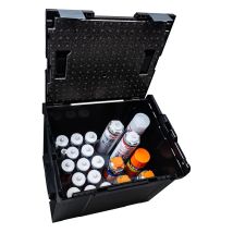 LB 374 – 1000010142 – Inserto per cartucce di schiuma – 95mm x 295mm – 7 posti per cartucce (diametro 73mm) – BS Systems
