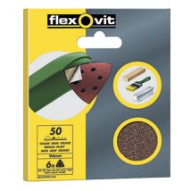 Lija triangular 102x152mm Grit 120 – Abrasivo para lijadora – Flexovit