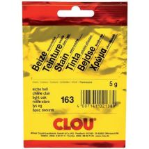 Clouth – Clou Pulverbeize Eiche hell 5 g – wasserlöslich – für unbehandelte Holzoberflächen – Ergiebigkeit 250 ml