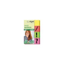 Sigel Haftmarker Hn635 Gelb, Orange,grün,pink 4 X 40 Bl./pack.