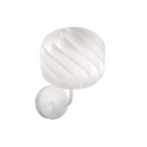Aplique de metal blanco – Luz 1x MAX 30W E27 – 25 x 28 x 34 cm
