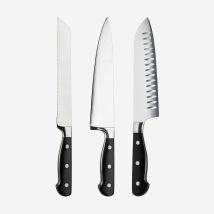 Juego De 3 Cuchillos Profesionales De Cocina En Acero Inoxidable Cucinart