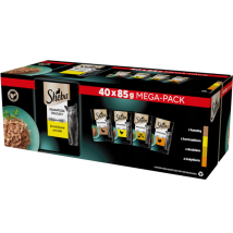 Nassfutter Für Katzen Von Sheba Delicacy, Geflügelgeschmack, In 40 X 85 G Beuteln
