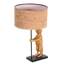 Anne Lighting - Tischlampe - Animaux - Natürlich Schwarz - Metall