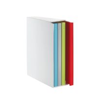 Kitchen Active Design Set 4 Taglieri Con Raccoglitore Cooking Book, Multicolore, 4 Unità - Guzzini