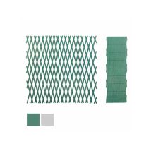 Celosía de PVC extensible verde/blanco 19mm – Jardín – 3x1m