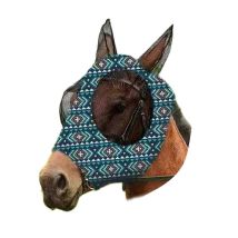 Masque De Protection Solaire Et Anti-moustiques Respirant Pour Chevaux, Idéal Pour Les Amoureux Des Chevaux. Vert Foncé.
