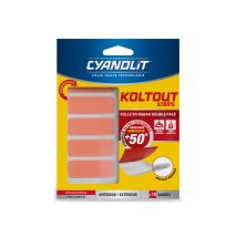 Koltout Strips Prédécoupés Adhésif Ultra-fort, Pratique Et Polyvalent - Onyx