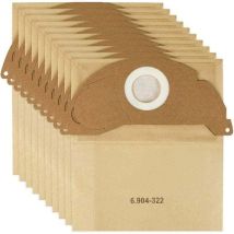 Paquete De 10 Bolsas Para Aspiradora Karcher 6.904-322.0