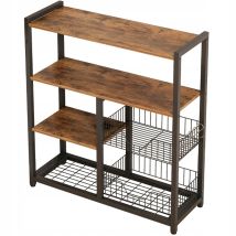 Rebiko Servierwagen 80cm – Aufsatzwaschbecken – Sanitärkeramik – Schwarz matt mit Marmorstruktur – 41 x 34,5 x 15 cm