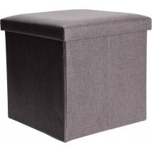 Storage-solutions Sedia Grigia Con Spazio Di Archiviazione 38 Cm
