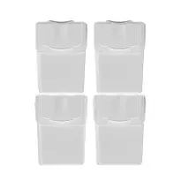 Set Di 4 Bidoni Raccolta Keden Sortibox Per Il Riciclaggio, Bianco, 80l