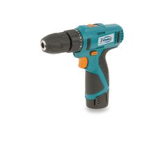 VIRUTEX – Taladro atornillador a batería 12V – 2 baterías, cargador, par de giro 25/14 Nm, velocidad 0-1400/min, peso 1 kg