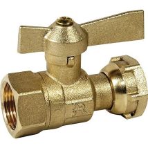 Vanne D'Arret Droite Avec Écrou-chapeau Femelle X 3/4" Chapeau