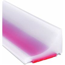 Barriera Doccia Trasparente Da 2 M E Sistema Di Ritenzione In Silicone, Soglia Doccia Antitrabocco, Barriera Autoadesiva In Gomma Per L'Acqua, 