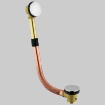 Colonna Scarico Vasca Con Tappo A Scatto 11/2 A Sedere L 56÷65 Cm Cgs
