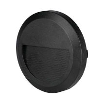 Eglo - Foco Led Redondo Para Techo V-tac, 2 W, Negro, Blanco Cálido, Ip65