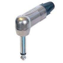 Conector Jack 6,3mm Macho Mono Acodado Neutrik