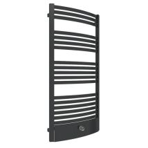 Sèche Serviette Radiateur-matisere - Schwarzer Kombinierter Heizkörper - Höhe 1760mm Breite 500mm - 798 Watt - Dex1760/500pz1n