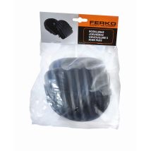 Jgo. Rodilleras Poliuretano/goma Espuma Negro Ferko F-992002