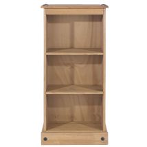 Corona Low Narrow Bookcase – Pine Wood – 460mm Width – 200mm Depth – 1036mm Height – 8.5kg Weight