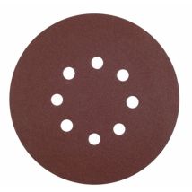 Calflex Ke.rr125.40 Caja De 50 Discos De 125 Mm De Papel Autoadhrente Ao (8 Agujeros Grano 40) Medidas Ø 125 Mm. Grano 320 Y 8 Agujeros