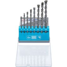 Steinbohrer-Satz 3 - 10 mm 8-tlg. Werkzeugstahl 3 mm bis 10 mm 60 mm bis 120 mm