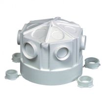 Caja De Derivación Capri Capricentre Pm 6 Entradas 10x9x10 Cm