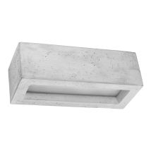 Sollux Lighting Vega Lampada Da Parete Up & Down Grigio Cemento, 30cm