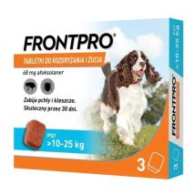 Comprimidos Frontpro Para Perros Contra Pulgas Y Garrapatas 10-25 Kg 3x68 Mg