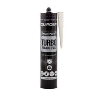 Quiadsa - Adhesivo Elastico Gris 290ml Fija+plus Turbo 3seg. 400kg/m2